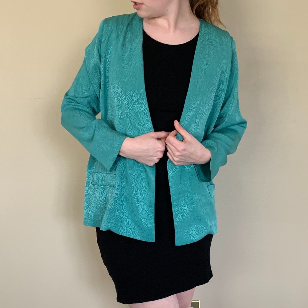 Teal Suit Jacket